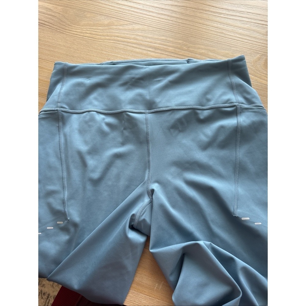 Nike Swift High Waisted Womens XXL 7/8 Running Leggings Pockets Blue HJ2252-006 - Picture 11 of 12